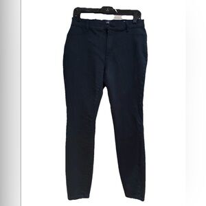 GAP Women’s Stretch Skinny Black Tapered Leg Pants, Size 8